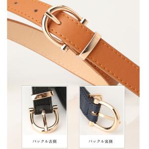 ベルト レディース おしゃれ 細 100cm ...の詳細画像3