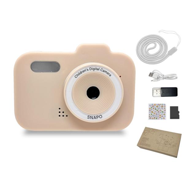 キッズカメラ トイカメラ SNAPO microSDカード32GB付 カードリーダー付 【日本企画商...