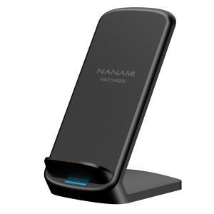 NANAMI ワイヤレス充電器 最大15W出力 急速 無線充電器 (Qi認証) iPhone 15/14/13/12シリーズ SE第二世代/8(Pl｜gls001