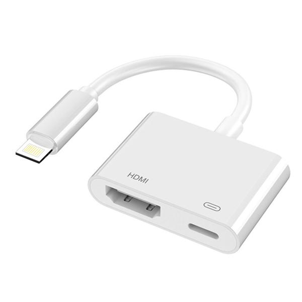 iPhone HDMI ライトニング 変換ケーブル TV大画面 4K/1080P遅延なし 設定不要 ...