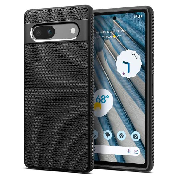 Spigen Pixel 7a ケース 米軍MIL規格取得 カメラ保護 傷防止 衝撃吸収 リキッド・...