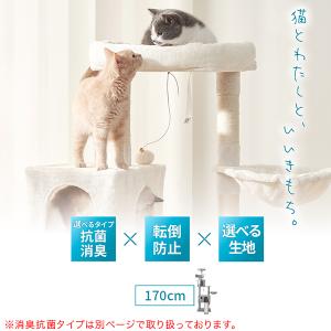 キャットタワー 据え置き B 猫タワー スリム...の詳細画像1