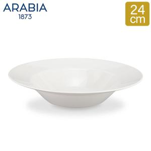 アラビア Arabia 皿 24cm ココ ホワイト Koko Plate Deep 深皿 サラダ スープ 食器 北欧 プレゼント