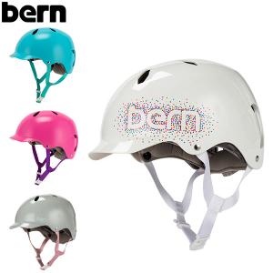 バーン Bern ヘルメット 女の子用 バンディータ オールシーズン キッズ 自転車 スノーボード スケボー BG03E Bandita スケートボード BMX｜glv