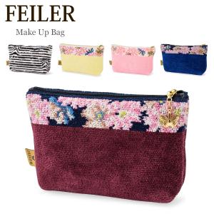 母の日アイテムがポイントUP中 フェイラー Feiler ポーチ M4 / M8 コスメポーチ レディース Make Up Bag 上質 コットン プレゼント｜glv