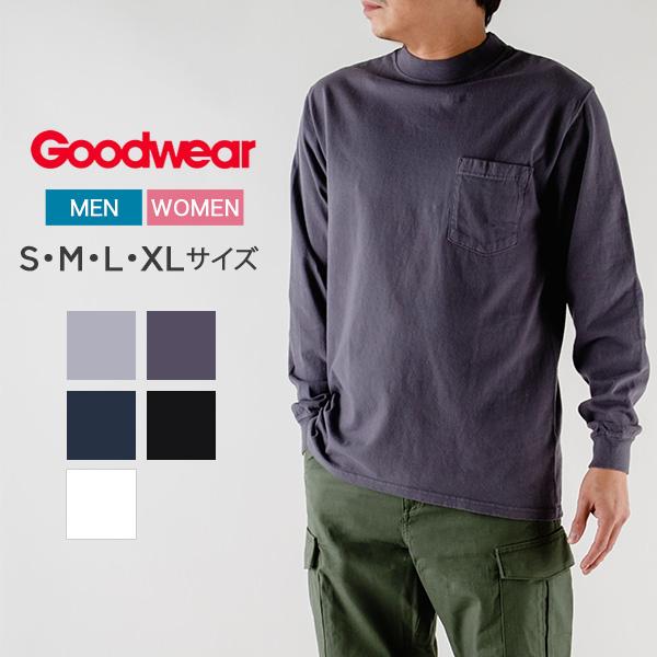 【並行輸入品】 グッドウェア Goodwear ロンT 長袖Tシャツ ロングTシャツ クルーネックク...