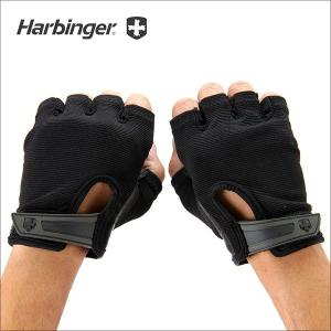 Harbinger Fitness ウェイト トレーニンググローブ パワーストレッチバックブラック