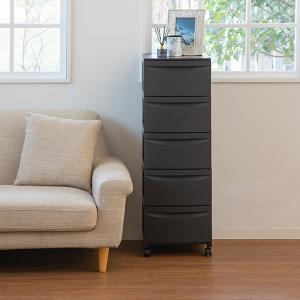 チェスト キャスター付きスリムチェスト5段ルー...の詳細画像3