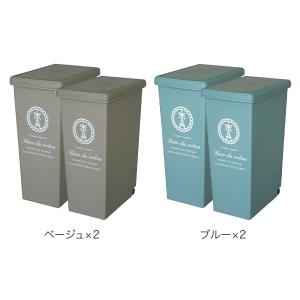 ゴミ箱 2個セット スライドペール45L キッ...の詳細画像2