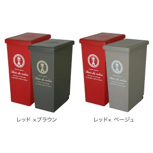 ゴミ箱 2個セット スライドペール45L キッ...の詳細画像3