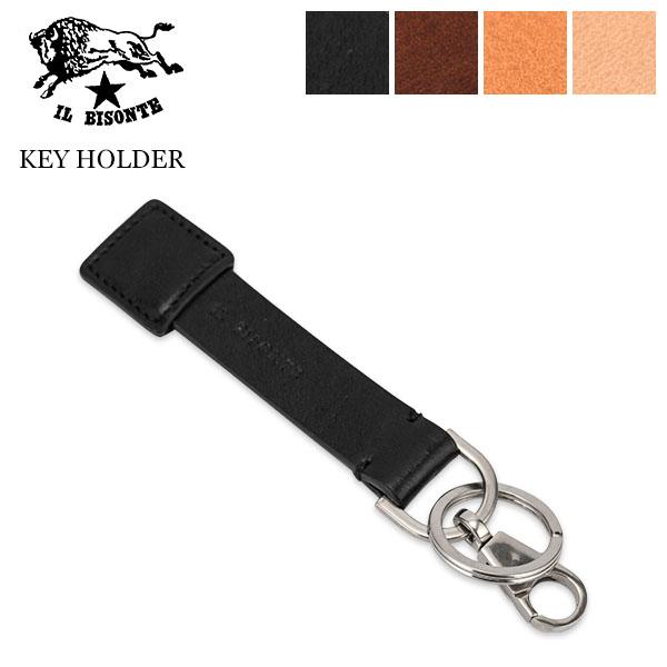 【並行輸入品】 在庫限り イルビゾンテ Il Bisonte キーリング レザー キーホルダー スト...