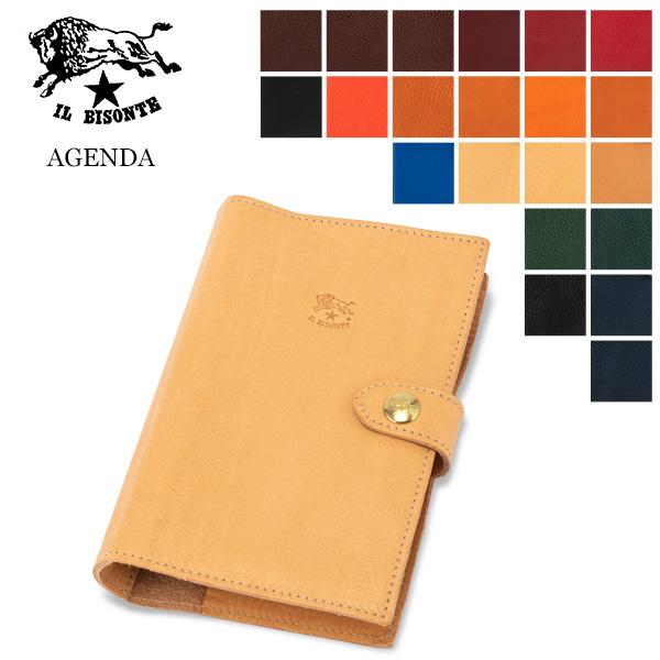【並行輸入品】 イルビゾンテ Il Bisonte 手帳 ミニ 6穴 レザー システム手帳 2020...