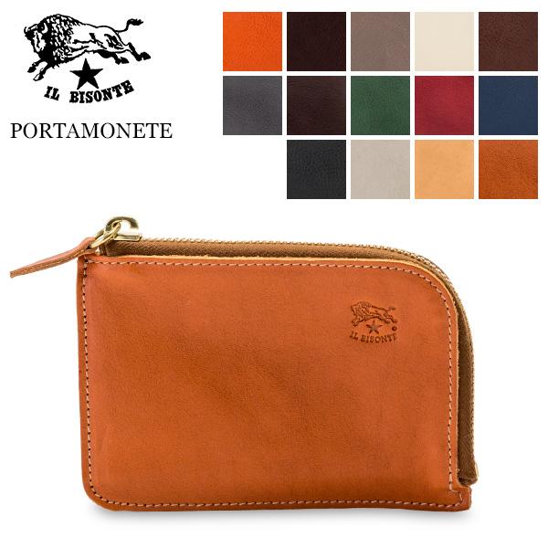 【並行輸入品】 イルビゾンテ Il Bisonte 財布 コインケース コンパクト レザー C085...