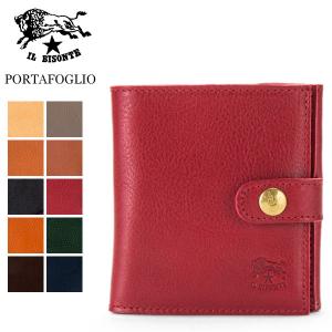 【並行輸入品】 イルビゾンテ Il Bisonte 二つ折り財布 ウォレット C0955 財布 レザー 革 キャッシュレス