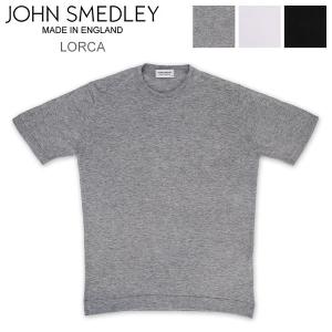 ジョンスメドレー John Smedley Tシャツ 半袖 ロルカ LORCA MEN Crew Neck メンズ 無地 上品 シンプル