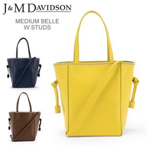 月初限定ポイントUP 在庫限り J&M Davidson ジェイ&エムデヴィッドソン トートバッグ ベル MEDIUM BELLE STUDS カバン レディース｜glv