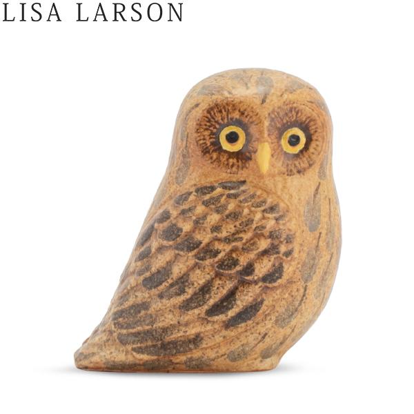 【並行輸入品】 Lisa Larson リサラーソン Owl フクロウ 1260800 置物・オブジ...