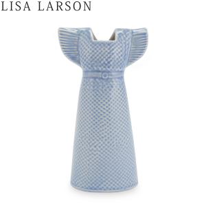 リサラーソン 花瓶 ワードローブ ドレス 花器 フラワーベース ライトブルー 北欧 1560400 LisaLarson Clothes /Wardrobe sky blue Dress｜glv