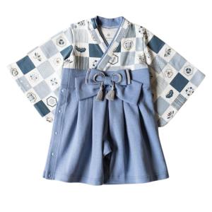 モクモフ mocmof 袴 ロンパース ベビー...の詳細画像3