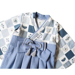 モクモフ mocmof 袴 ロンパース ベビー...の詳細画像5