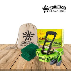 正規販売店スラックライン 初心者セット 定番セット マカコ クラシックライン 16m Macaco Slackline アウトドア キャンプ