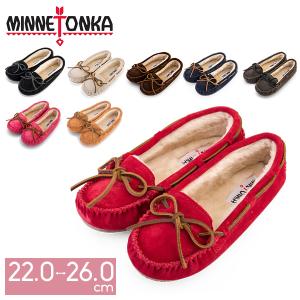 ミネトンカ Minnetonka モカシン キャリー スエード ボア フラット シューズ レザー スリッポン