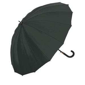傘 晴雨兼用 長傘 16本骨 無地 UVカット...の詳細画像4