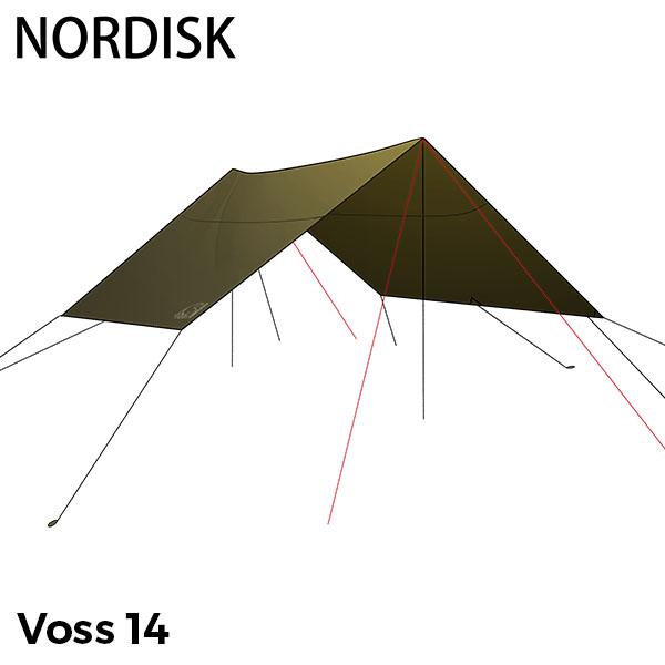 GW期間ポイント10倍 ノルディスク NORDISK ヴォス 14 タープ Voss 14 PU T...