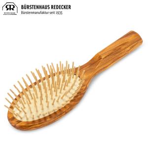 年末年始もあすつく レデッカー REDECKER オリーブウッド オーバル ラージ ウッドピンブラシ 720009