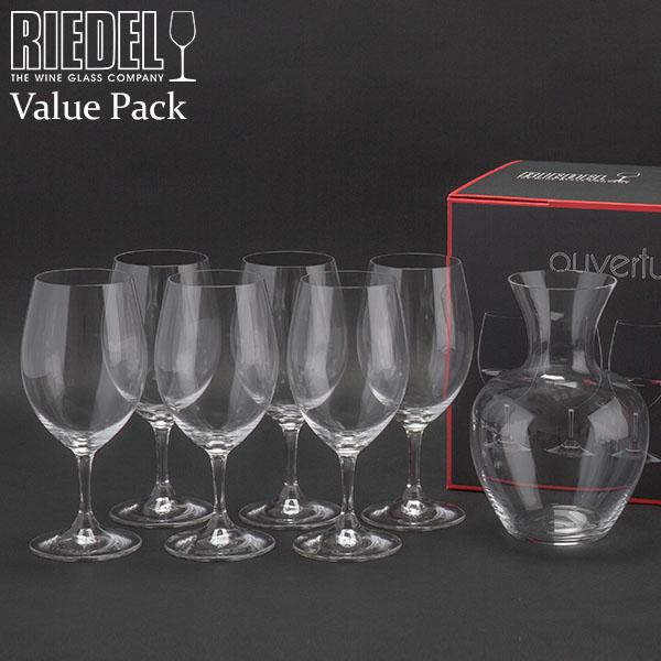 【並行輸入品】 リーデル Riedel ワイングラス デキャンタ 6脚セット＋デキャンタ オヴァチュ...