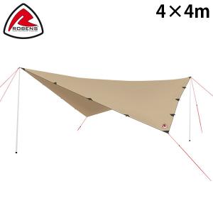 月末月初ポイントUP ローベンス Robens タープ 4 × 4m アウトバック シリーズ 130041 Tents Tarp 4x4 m テント キャンプ アウトドア 雨よけ 日よけ