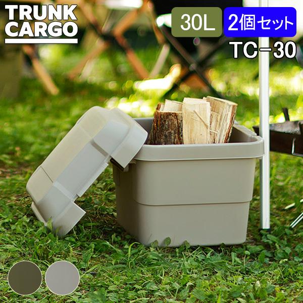 トランクカーゴ RISU 収納ボックス 2個セット 収納ケース アウトドア 30L TC-30 コン...