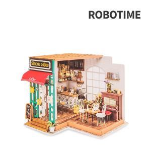 お盆も Robotime ミニチュアハウス ドールハウス サイモンズコーヒー