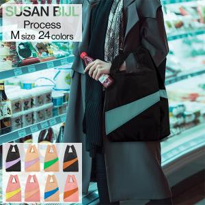 在庫限り スーザン ベル Susan Bijl エコバッグ バッグ Mサイズ ショッピングバッグ Process プロセス ナイロン
