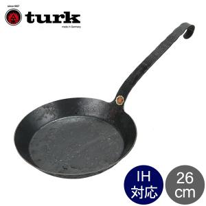 ターク turk クラシックフライパン Classic Frying pan 26cm 65526 鉄 ドイツ｜GulliverOnlineShopping Yahoo!店