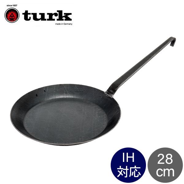 ターク Turk 鉄製 ロースト用 フライパン 28cm 鍛造 ドイツ製 ブラック 65228 Fr...