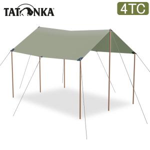 タトンカ Tatonka タープ Tarp 4 TC 285×400cm ポリコットン 撥水 2468 サンドベージュ キャンプ 夏休み