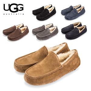 アグ UGG モカシン アスコット ASCOT メンズ 1101110 スリッポン シープスキン 本革 デッキシューズ ムートン オーストラリア LEISURE｜glv