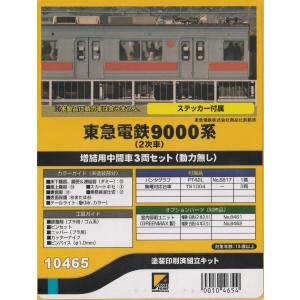 クロスポイント 10465 東急電鉄9000系（2次車）増結用中間車3両セット（動力無し）｜グリーンマックス・ザ・ストアWEB