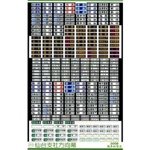 鳳車輛製造 202 201系用前面方向幕（総武線） : グリーンマックス・ザ