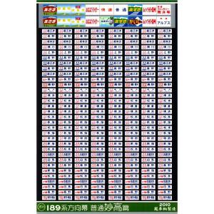 14系座席車側面方向幕(一本物) 14系座席車側面方向幕(一本物) 6154 12・14系 側面方向幕