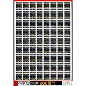 鳳車輛製造 331 東海方向幕（117系） : グリーンマックス・ザ・ストア