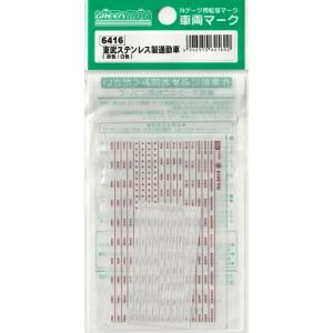 西武通勤車（赤電）車両マークインレタ（白文字） 【グリーンマックス