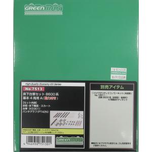 グリーンマックス 7514 床下台車セット 8600系 基本4両用A（動力無し