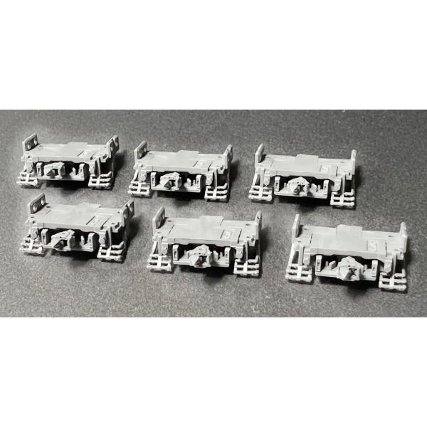 TOMIX 7712 密連形TNカプラー(SP・グレー・空気配管付・6個入)