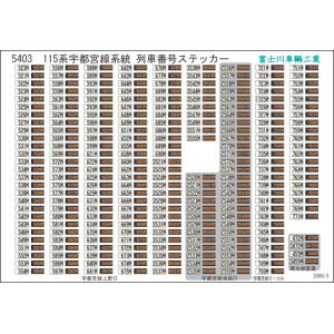 富士川車輛工業 115系高崎区・185系大宮区列車番号(LED) : グリーン