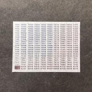 世田谷総合車両センター 103系バラ車番2(車号部分TypeC) : グリーン