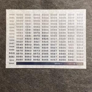 6000・7000系前面/側面車番II（8連篇B）(Nゲージ) : 世田谷車両 Yahoo