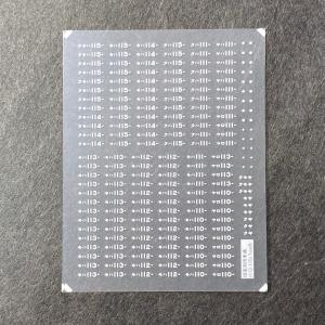 世田谷総合車両センター 103系常磐線方向幕ステッカー : グリーン