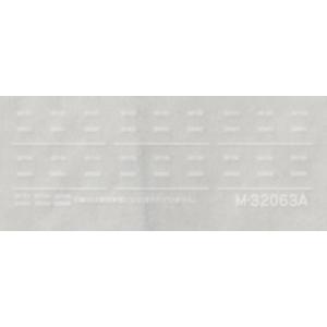 グリーンマックス　M-32063A　西武30000系　10両　前面車番　白　1枚入